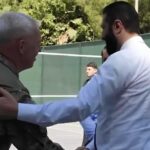 الرئيس الشرع يلعب كرة السلة مع قائد التحالف الدولي ضد داعش قبيل زيارته إلى واشنطن - المهجر نت