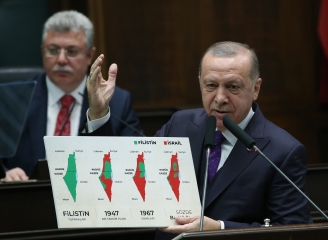 أردوغان يحذر: الأمن في المنطقة مستحيل دون إنهاء الاحتلال الإسرائيلي لفلسطين - المهجر نت