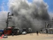 قوات الاحتلال في غزة: تفجيرات مبانٍ سكنية تثير موجة صادمة في الوسطى - المهجر نت