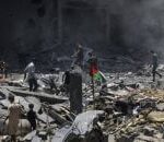 استشهاد فلسطيني في قصف الاحتلال الإسرائيلي شرق مخيم البريج - المهجر نت