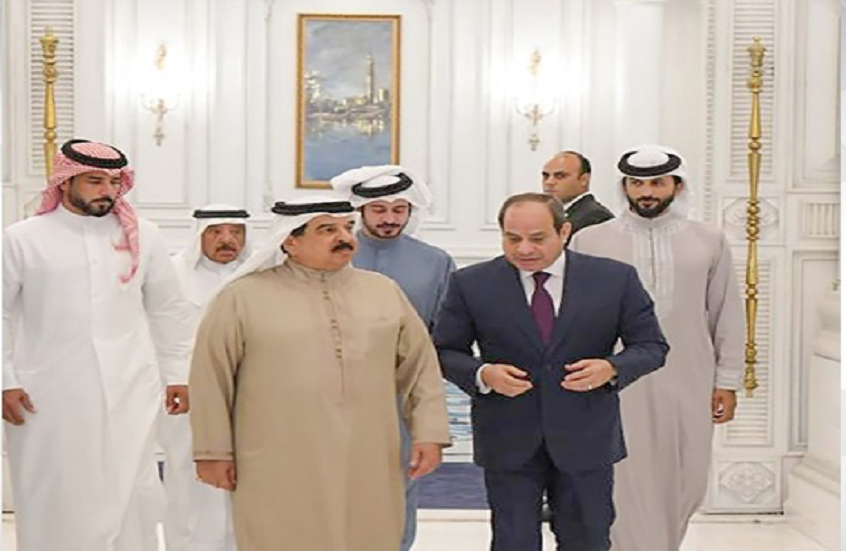 غزة: السيسي وملك البحرين يؤكدان حتمية إعادة الإعمار وتنفيذ اتفاق وقف الحرب - المهجر نت