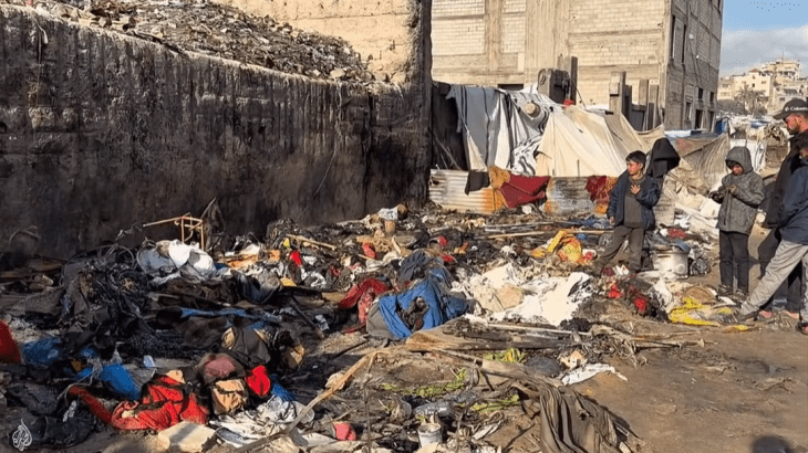 حرائق خيام النازحين في غزة: مأساة صادمة تكشف خطورة العيش بلا مقومات - المهجر نت
